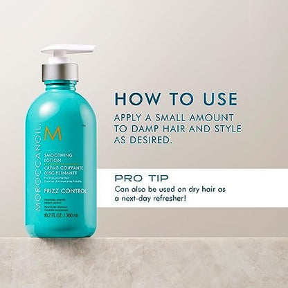 Moroccanoil Smoothing Lotion - 10.2 Fl Oz | Frizz Control & Shine Avelisse