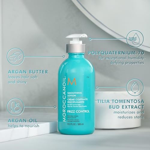 Moroccanoil Smoothing Lotion - 10.2 Fl Oz | Frizz Control & Shine Avelisse