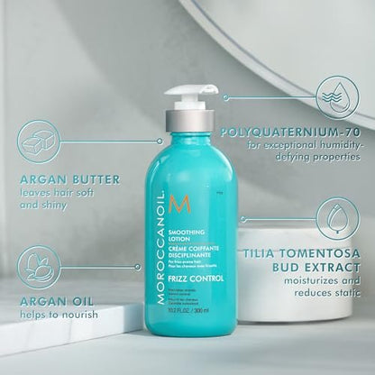Moroccanoil Smoothing Lotion - 10.2 Fl Oz | Frizz Control & Shine Avelisse