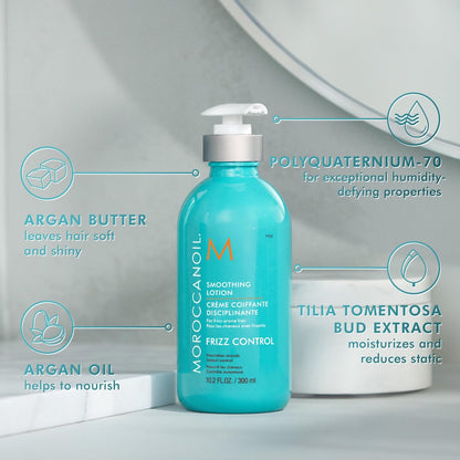 Moroccanoil Smoothing Lotion - 10.2 Fl Oz | Frizz Control & Shine Avelisse