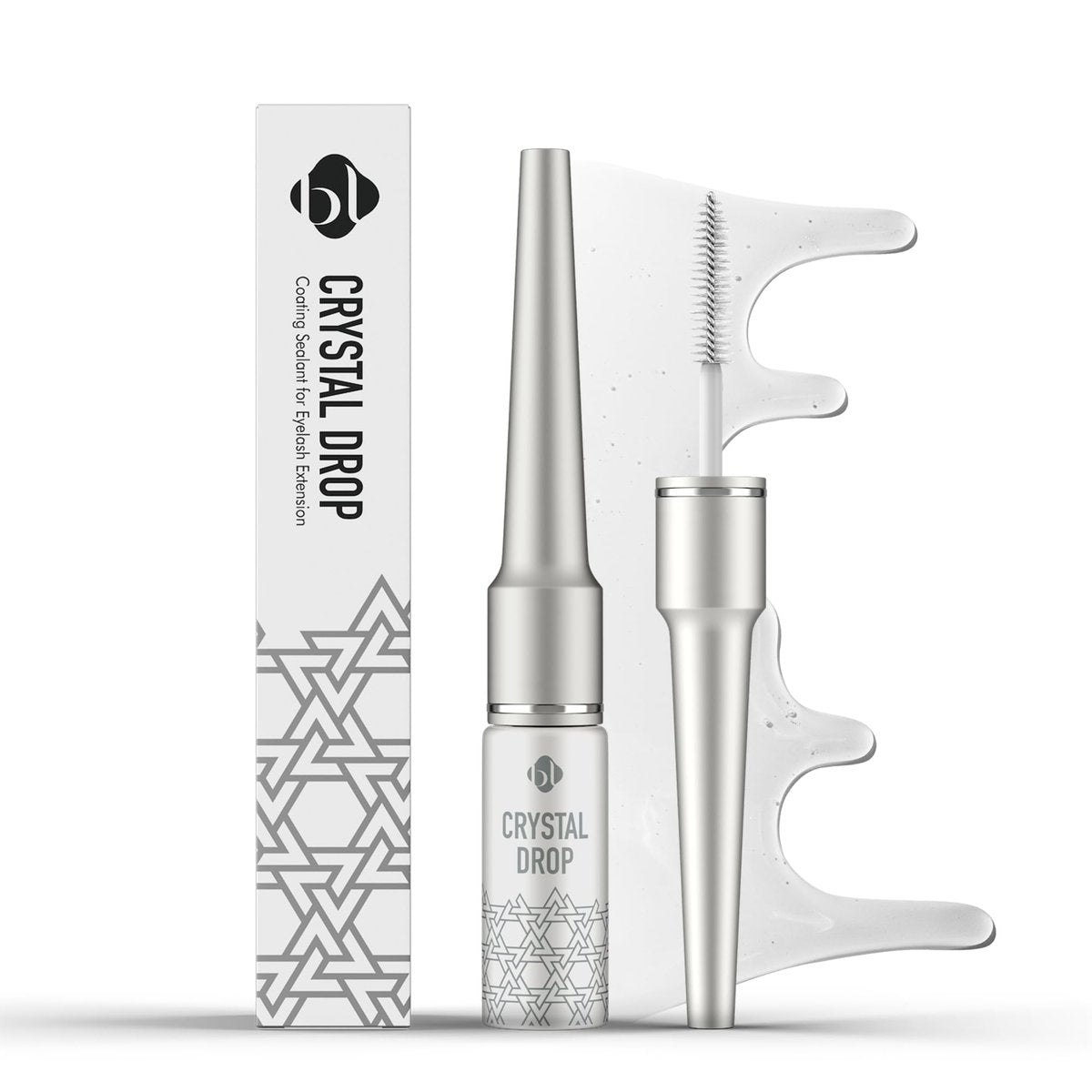 BL Lashes Crystal Drop Lash Sealant - Long-Lasting Waterproof Lash Extension Coating, Clear 0.24 fl.oz Avelisse