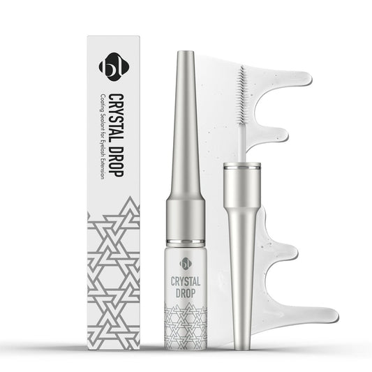 BL Lashes Crystal Drop Lash Sealant - Long-Lasting Waterproof Lash Extension Coating, Clear 0.24 fl.oz Avelisse