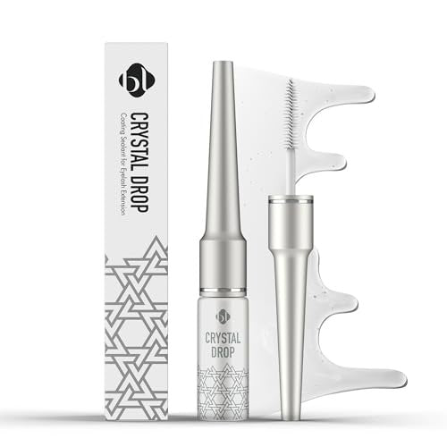 BL Lashes Crystal Drop Lash Sealant - Long-Lasting Waterproof Lash Extension Coating, Clear 0.24 fl.oz Avelisse