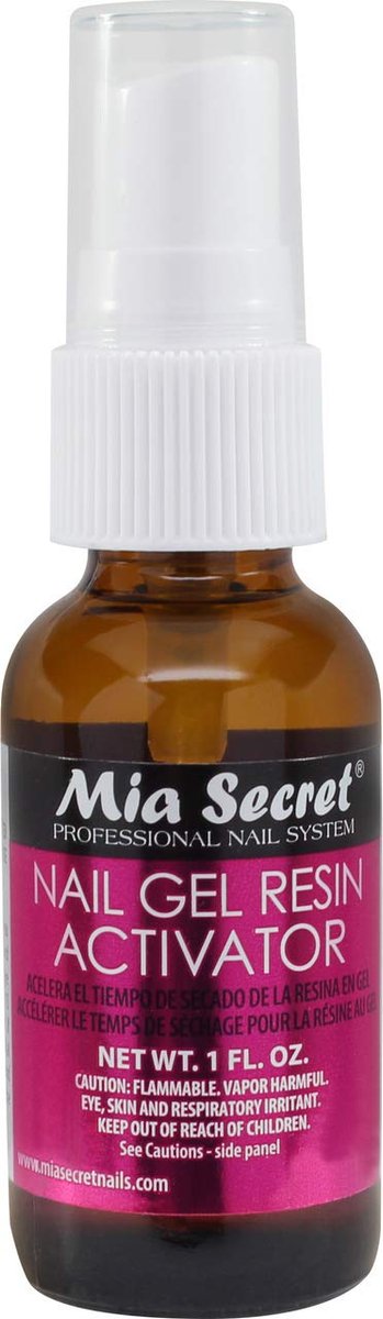 Mia Secret Nail Gel Resin Activator Spray 1 oz – Fast-Acting Adhesive for Nail Enhancements - görsel 1