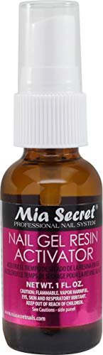 Mia Secret Nail Gel Resin Activator Spray 1 oz – Fast-Acting Adhesive for Nail Enhancements