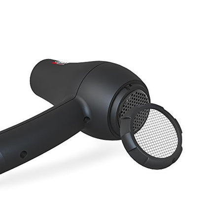 Mini Travel Hair Dryer 1000 Watts – Compact Ceramic Ionic Blow Dryer for RV & Pouring Art, Black Avelisse