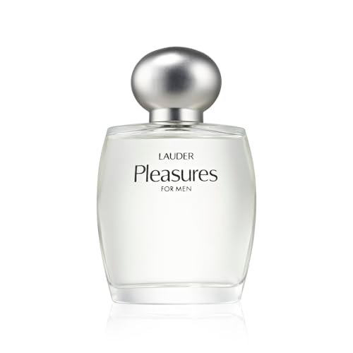 Estée Lauder Pleasures for Men Cologne Spray - 3.4 Fl Oz | Sandalwood, Citrus & Nectarine Avelisse