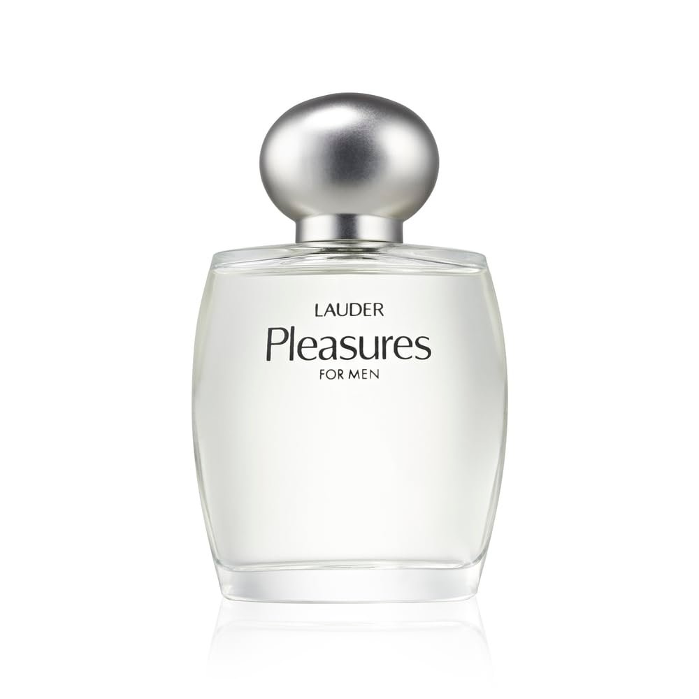 Estée Lauder Pleasures for Men Cologne Spray - 3.4 Fl Oz | Sandalwood, Citrus & Nectarine Avelisse