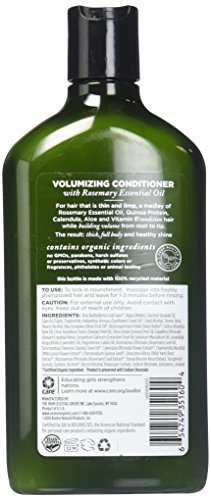 Avalon Organics Volumizing Conditioner, Rosemary, 11 Fl Oz Avelisse