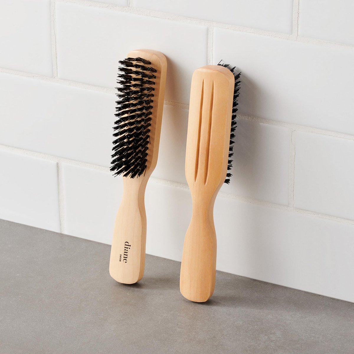 Diane 100% Nylon Bristle Styling Brush for Men and Barbers – Hard Bristles for Thick to Coarse Hair – Detangling, Styling & Wave Styles - görsel 6