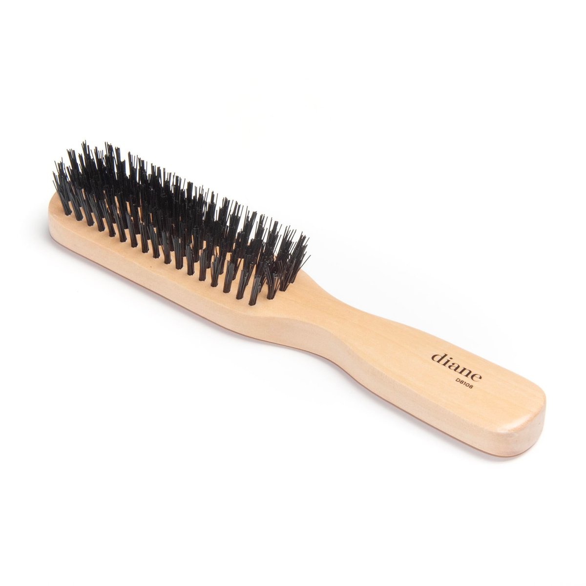 Diane 100% Nylon Bristle Styling Brush for Men and Barbers – Hard Bristles for Thick to Coarse Hair – Detangling, Styling & Wave Styles - görsel 2