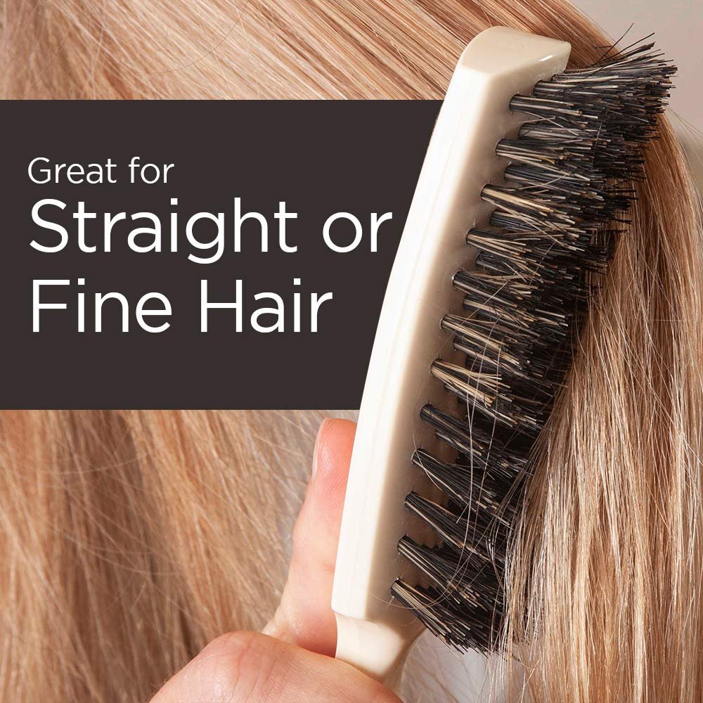 Fuller Brush Lustre Professional Hairbrush – Premium Boar Bristle for Shiny, Smooth Hair Avelisse
