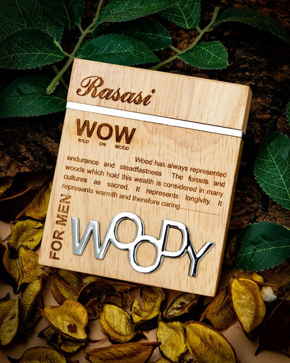 RASASI Wow Woody for Men EDP - Eau de Parfum 60 ML (2 oz) - Fruity Scent with Grapefruit, Tangerine & Musk