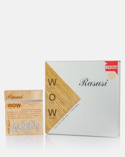 RASASI Wow Woody for Men EDP - Eau de Parfum 60 ML (2 oz) - Fruity Scent with Grapefruit, Tangerine & Musk - görsel 2