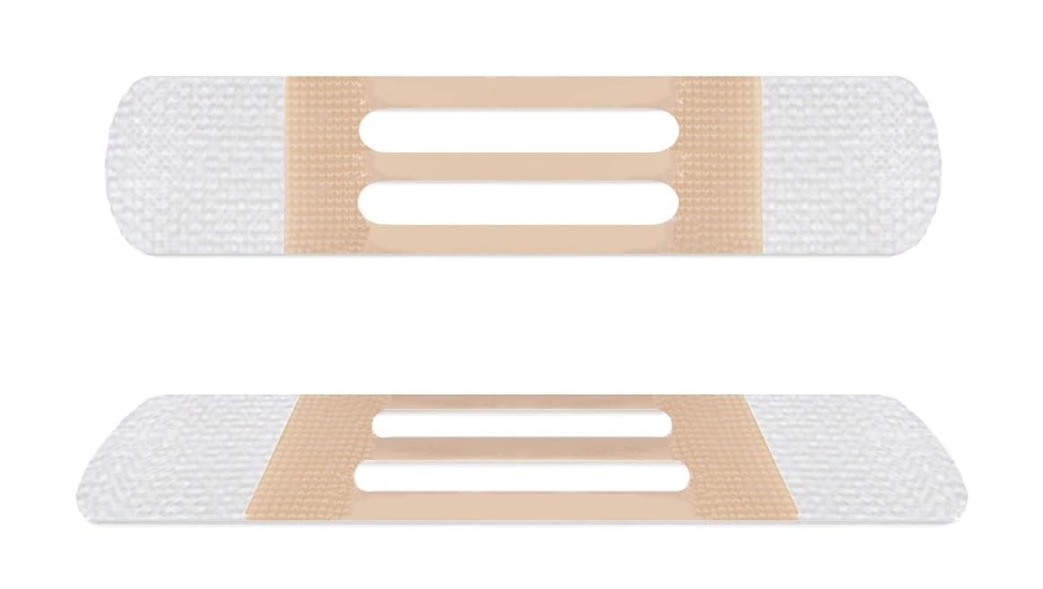Secret Lift Pro Instant Neck Lift Tapes - 12 Count Pre-Assembled Neck Bands for Jaw, Jowl & Neck Lift - Hypoallergenic Medical Grade Skin Tightening Tape - görsel 4