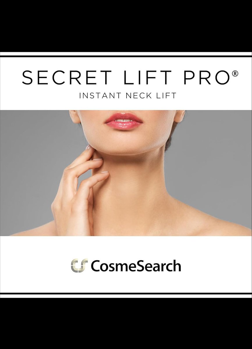 Secret Lift Pro Instant Neck Lift Tapes - 12 Count Pre-Assembled Neck Bands for Jaw, Jowl & Neck Lift - Hypoallergenic Medical Grade Skin Tightening Tape - görsel 6