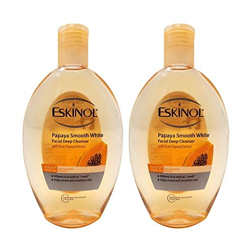 Eskinol Naturals Papaya Facial Cleanser 7.6 oz (225 ml) – Pack of 2 Avelisse