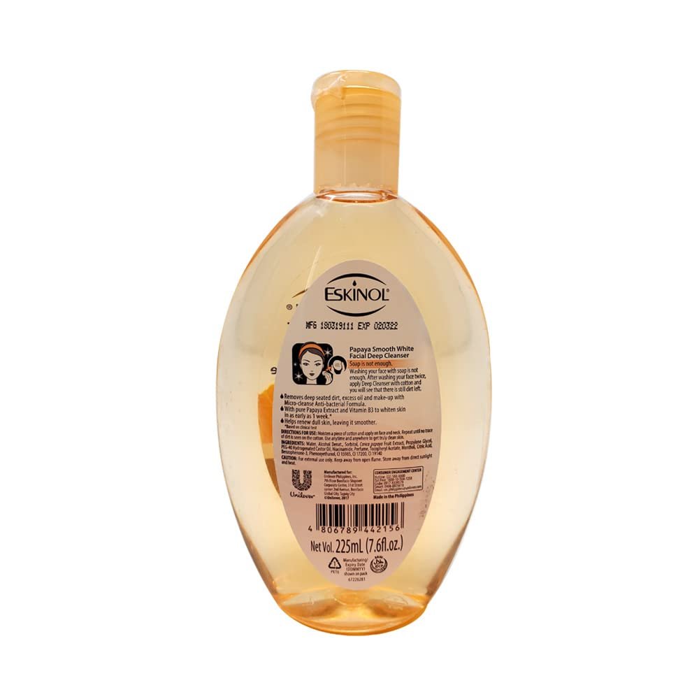 Eskinol Naturals Papaya Facial Cleanser 7.6 oz (225 ml) – Pack of 2 Avelisse