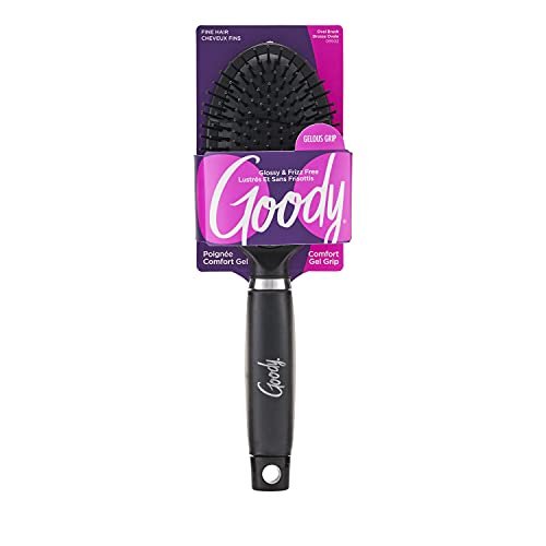 Goody Oval Hair Brush with Gelous Grip – Ion Infused Bristles for Frizz-Free Glossy Styling, Pain-Free for All Hair Types Avelisse
