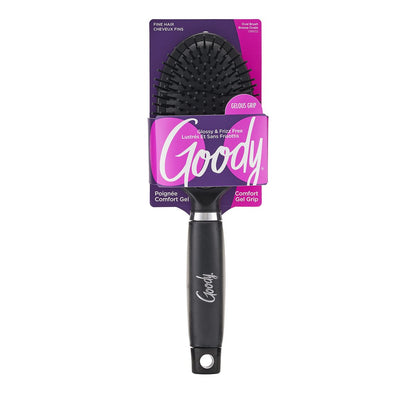 Goody Oval Hair Brush with Gelous Grip – Ion Infused Bristles for Frizz-Free Glossy Styling, Pain-Free for All Hair Types Avelisse