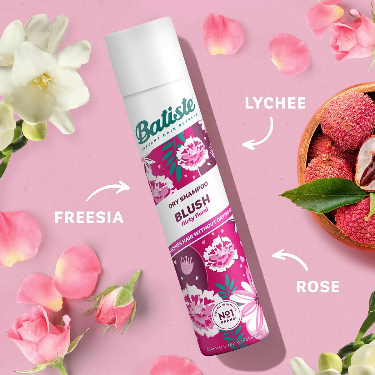 Batiste Dry Shampoo Blush 6.73 oz (199ml) - 6 Pack Avelisse
