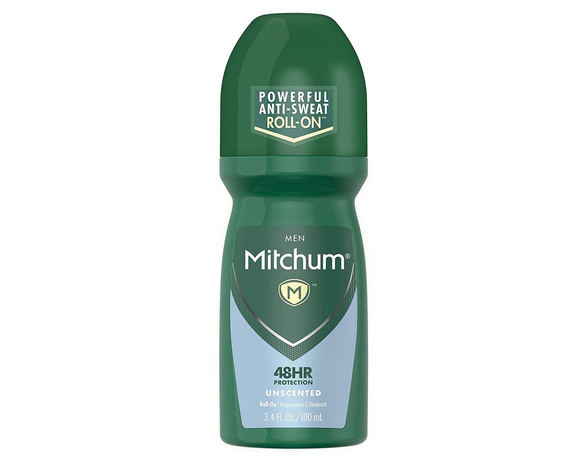 Mitchum Invisible Unscented Anti-Perspirant & Deodorant Roll-On, 3.4 oz (Pack of 4) – Powerful 48-Hour Protection Avelisse