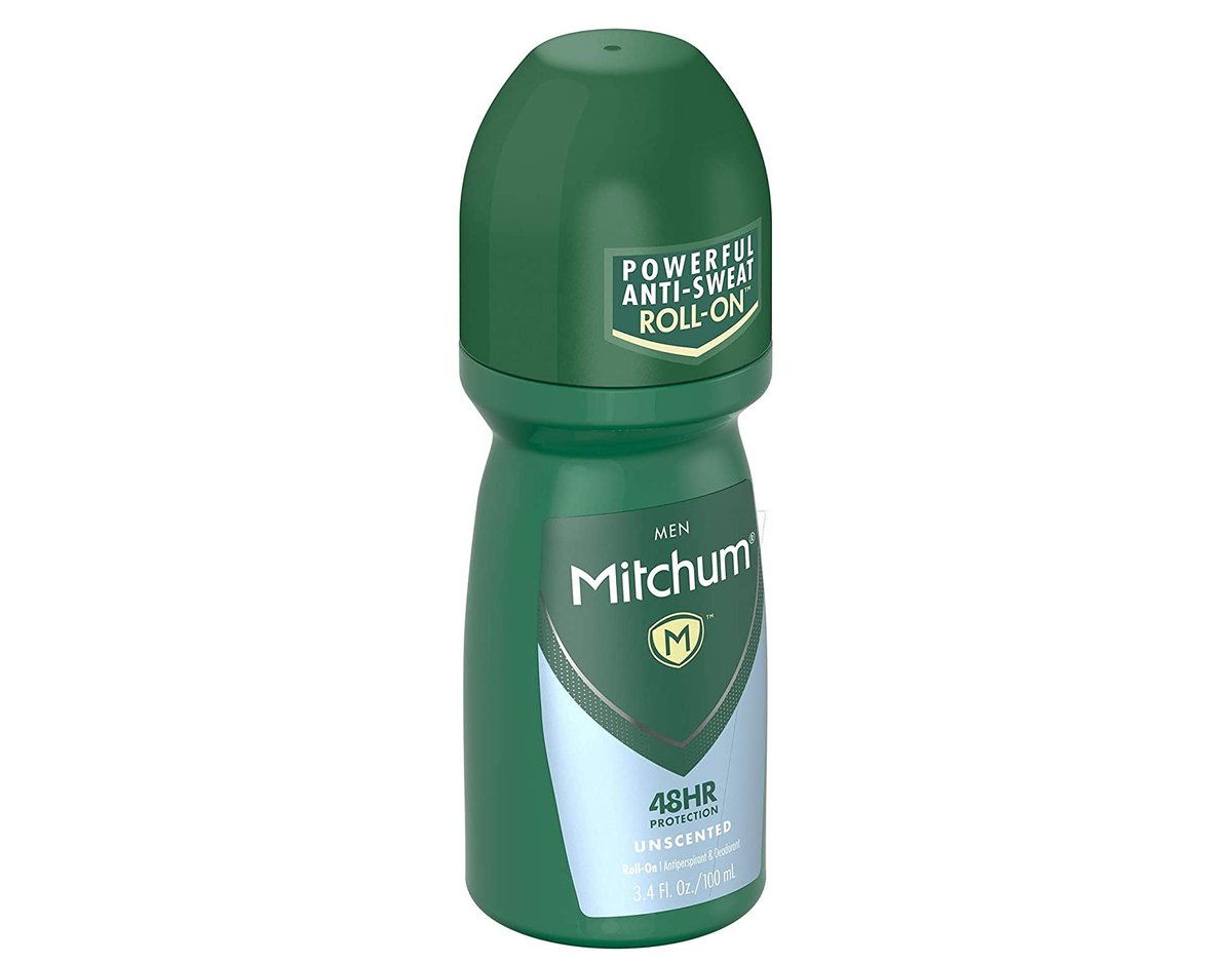 Mitchum Invisible Unscented Anti-Perspirant & Deodorant Roll-On, 3.4 oz (Pack of 4) – Powerful 48-Hour Protection Avelisse