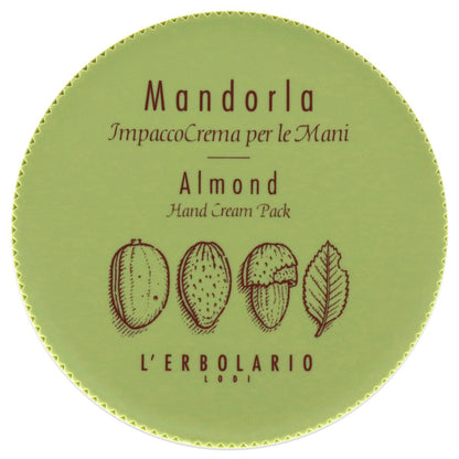 L'Erbolario Almond Hand Cream - Moisturizing Hand Lotion with Almond Oil & Extract, Sweet Amber Fragrance - 6.7 oz