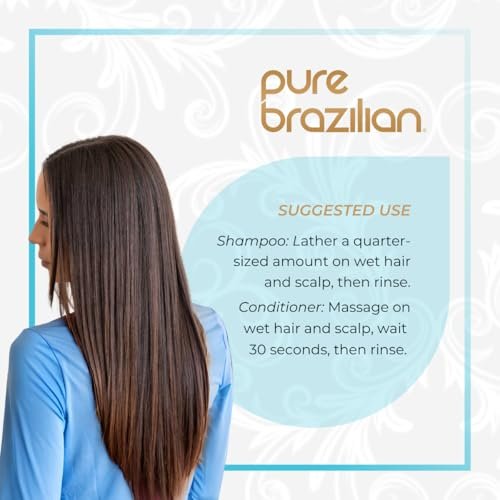 Pure Brazilian 4-Piece Essential Travel Size Kit: Anti-Frizz Shampoo, Conditioner, Serum & Masque Avelisse