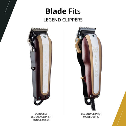 Wahl Professional Wedge Blade – High-Precision Stainless Steel Replacement for 5-Star Legend Clippers (3-Piece Set) Avelisse