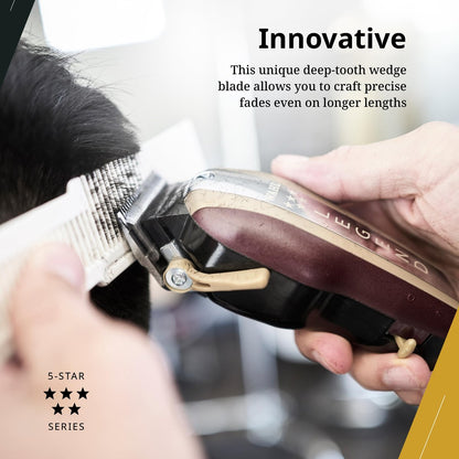 Wahl Professional Wedge Blade – High-Precision Stainless Steel Replacement for 5-Star Legend Clippers (3-Piece Set) Avelisse