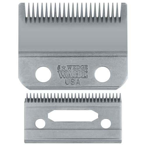 Wahl Professional Wedge Blade – High-Precision Stainless Steel Replacement for 5-Star Legend Clippers (3-Piece Set) Avelisse