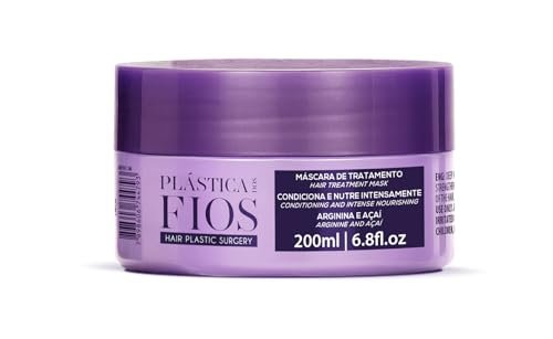 CADIVEU Home Care Line - Plastica Dos Fios Keratin Hair Smoothing Set (4 Piece): Brazilian Keratin Shampoo, Conditioner, Treatment Mask, Hair Primer Avelisse