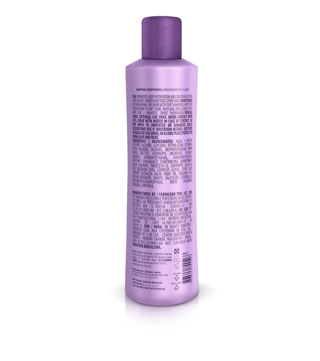 CADIVEU Home Care Line - Plastica Dos Fios Keratin Hair Smoothing Set (4 Piece): Brazilian Keratin Shampoo, Conditioner, Treatment Mask, Hair Primer Avelisse