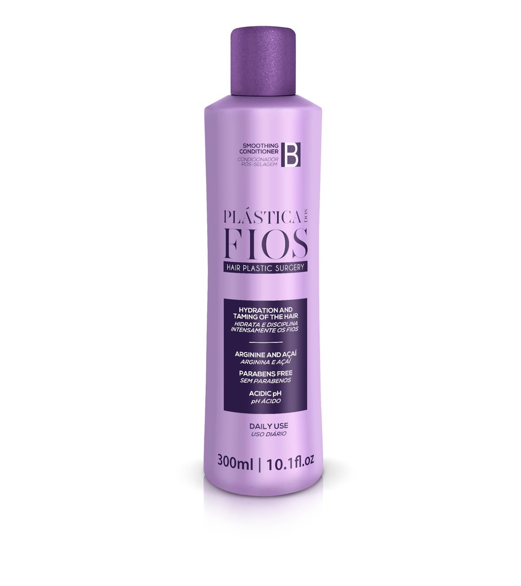 CADIVEU Home Care Line - Plastica Dos Fios Keratin Hair Smoothing Set (4 Piece): Brazilian Keratin Shampoo, Conditioner, Treatment Mask, Hair Primer Avelisse