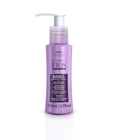 CADIVEU Home Care Line - Plastica Dos Fios Keratin Hair Smoothing Set (4 Piece): Brazilian Keratin Shampoo, Conditioner, Treatment Mask, Hair Primer Avelisse