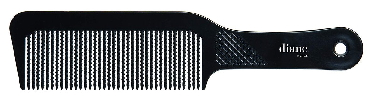 Diane Flat Top Clipper Comb – Fine Tooth Hair Cutting & Styling Tool for Women, Men, Barbers (Black, 9.5 Inches) D7024 - görsel 5