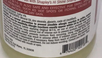 Shapley's Original M-T-G Skin Treatment & Mane and Tail Detangler - 32 oz Avelisse