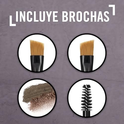 Rimmel Brow This Way Sculpting Kit - Dark Brown - Eyebrow Powder & Wax for Perfectly Defined Brows - görsel 6