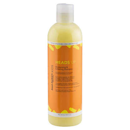 Aunt Jackie's Kids Heads Up Moisturizing & Hair Softening Shampoo for Curly, Coily & Wavy Hair, 12 oz Avelisse