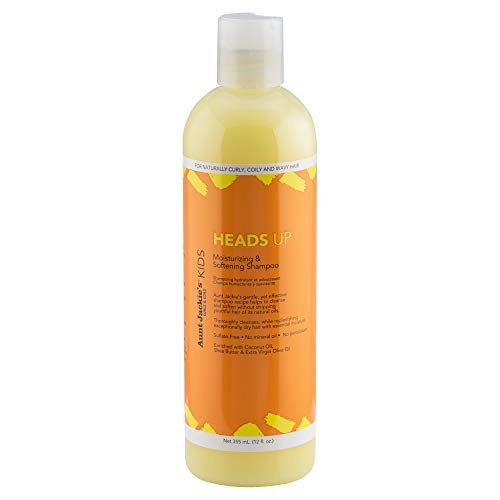 Aunt Jackie's Kids Heads Up Moisturizing & Hair Softening Shampoo for Curly, Coily & Wavy Hair, 12 oz Avelisse