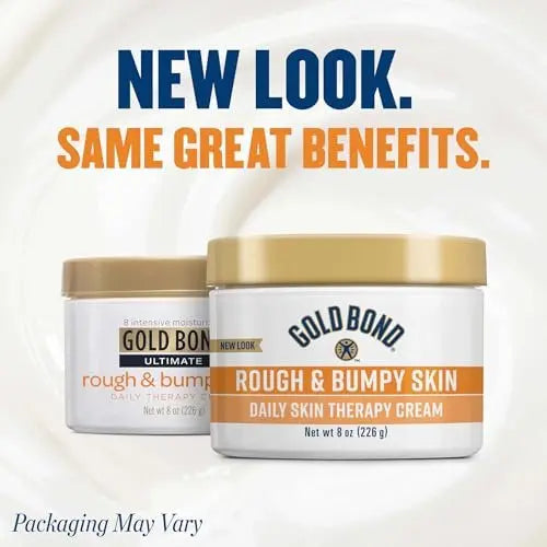 Gold Bond Rough & Bumpy Daily Skin Therapy Cream – 8 oz with 7 Moisturizers & 3 Vitamins Avelisse