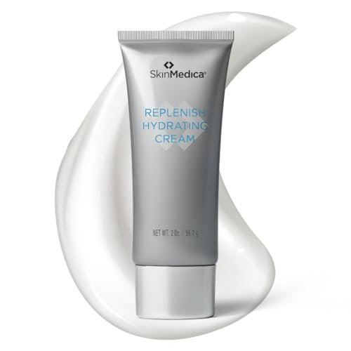 SkinMedica Replenish Hydrating Face Cream - Nourishing Moisturizer for Sensitive Skin with Vitamin C & E, 2 oz Avelisse