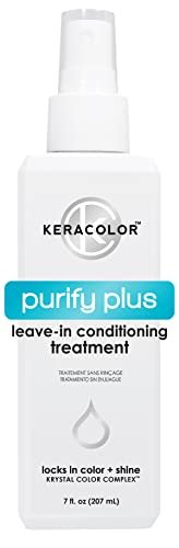 Keracolor Purify Plus Leave-In Conditioning Treatment for Fine to Medium Hair, Detangling, Neutralizes Hard Minerals, Color-Safe, 7 Fl Oz Avelisse