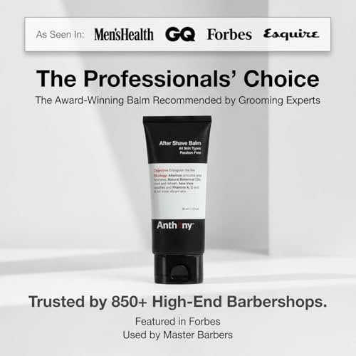 Anthony After Shave Balm for Men - Cooling & Hydrating Aftershave Lotion with Vitamins A, C & E, Aloe Vera & Botanical Extracts - Soothes, Moisturizes & Nourishes Skin, Reduces Razor Burn - 3 fl oz Avelisse