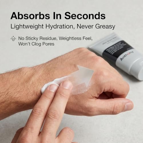 Anthony After Shave Balm for Men - Cooling & Hydrating Aftershave Lotion with Vitamins A, C & E, Aloe Vera & Botanical Extracts - Soothes, Moisturizes & Nourishes Skin, Reduces Razor Burn - 3 fl oz Avelisse