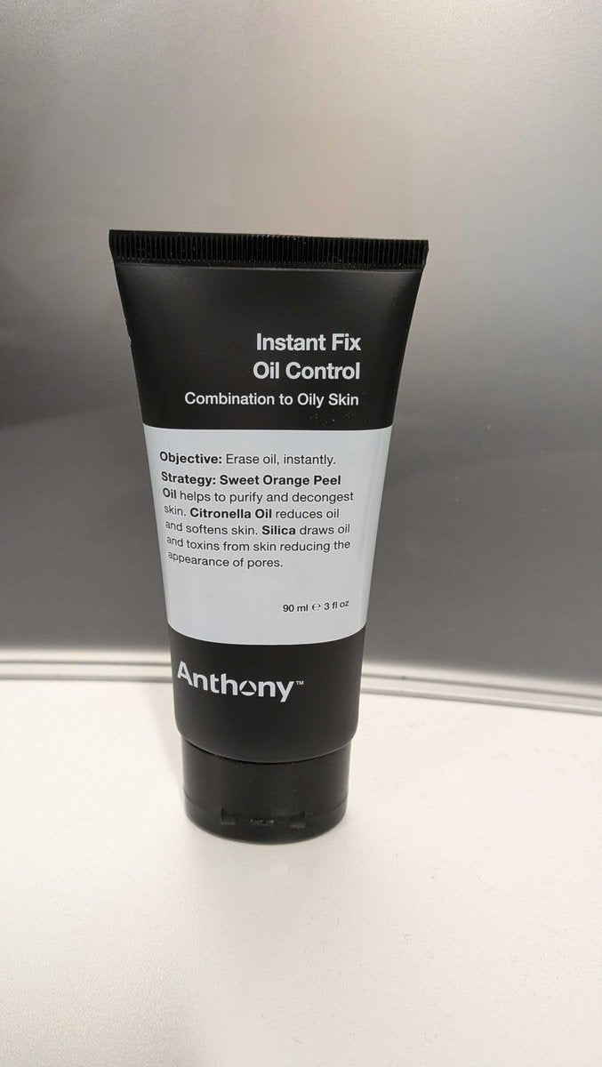 Anthony Instant Fix Oil Control for Men – Mattifying Lotion, Moisturizer & Pore Minimizer – Instantly Eliminates Shine, 3 Fl Oz Avelisse