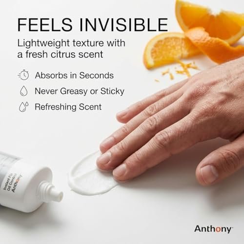Anthony Instant Fix Oil Control for Men – Mattifying Lotion, Moisturizer & Pore Minimizer – Instantly Eliminates Shine, 3 Fl Oz Avelisse