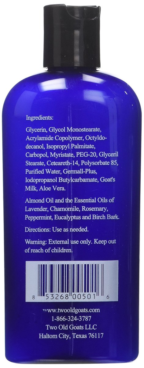 Two Old Goats Lotion - Original Formula, 4 Fl Oz - Soothing Moisturizer for Dry, Cracked Skin Avelisse