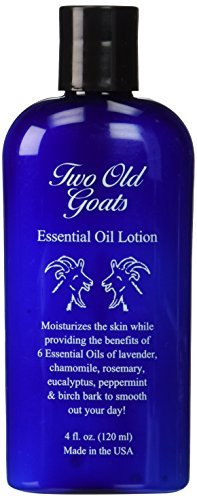 Two Old Goats Lotion - Original Formula, 4 Fl Oz - Soothing Moisturizer for Dry, Cracked Skin Avelisse